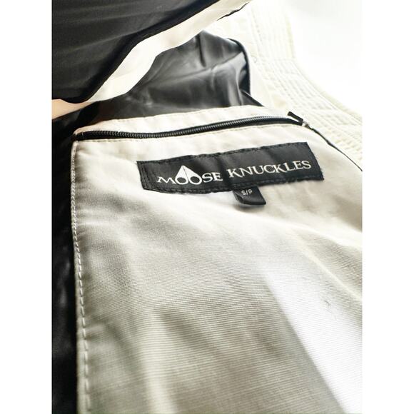 Moose Knuckles Mistaya Milky White Padded Down Puffer Jacket Size Small NWT - Picture 5 of 12